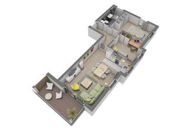 Wohnung Hanau Steinheim Groß-Steinheim - 3 Zimmer, 61 m&sup2;, 1.042&euro; | Angebot:27264925