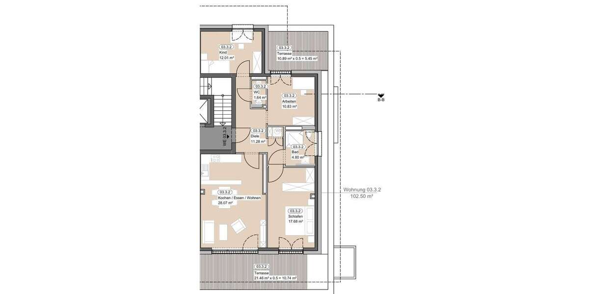 Etagenwohnung Klingenberg am Main - 4 Zimmer, 103 m&sup2;, 1.538&euro; | Angebot:26794979
