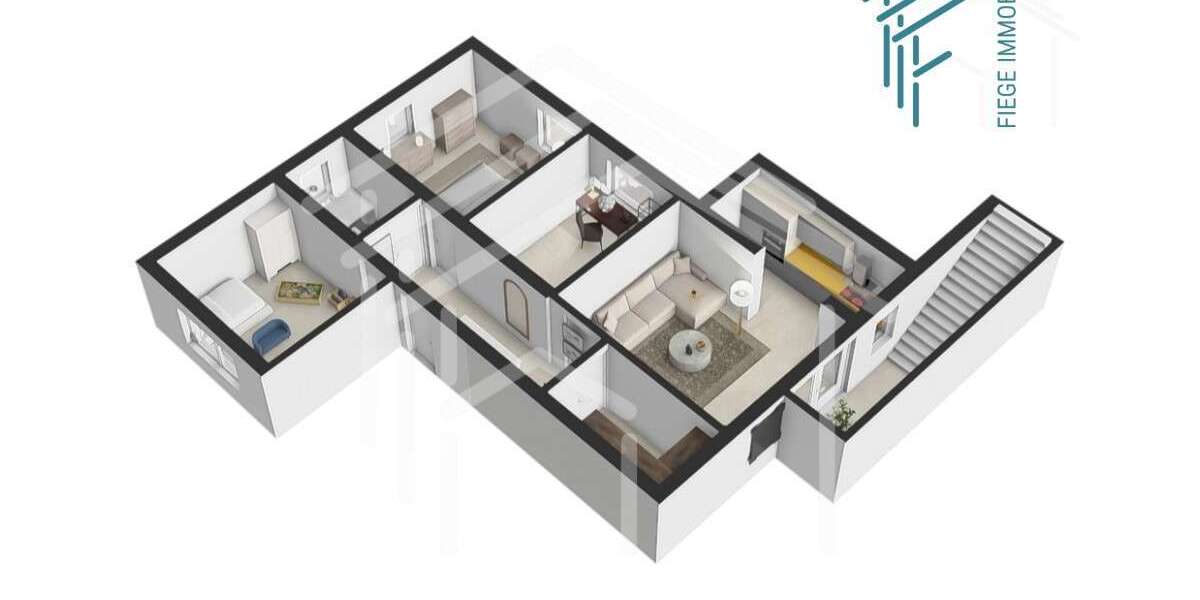 Etagenwohnung Heusenstamm - 4 Zimmer, 83 m&sup2;, 1.700&euro; | Angebot:26595538